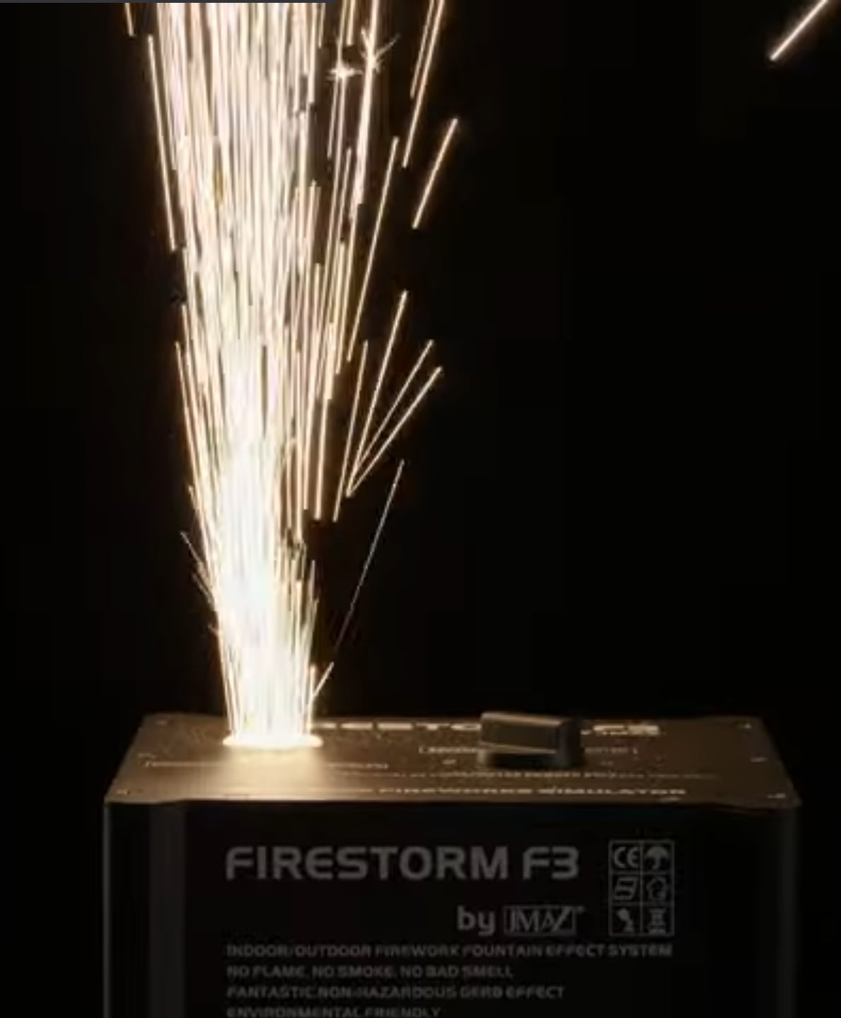 Cold spark rental effect for a wedding entrance or first dance