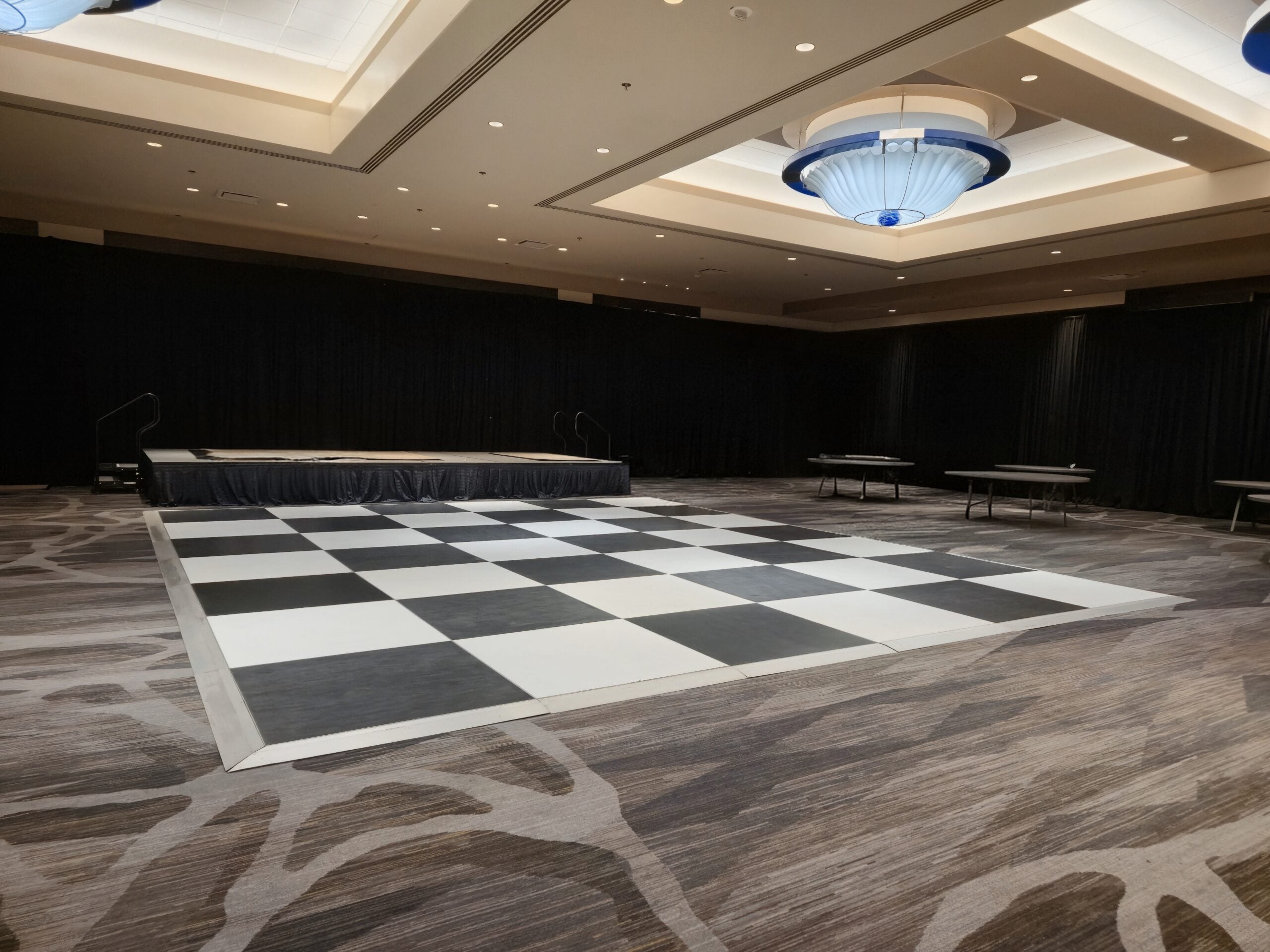 Dance floor and drape at Renaissance Phoenix Hotel