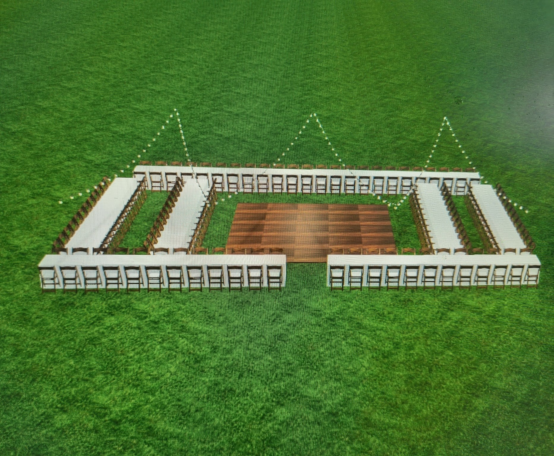 Heber Arizona wedding 3D visualization